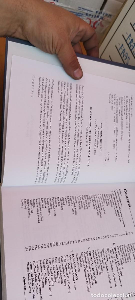 Libros de segunda mano de ciencias: MANUFACTURING PROCESSES REFERENCE GUID/ EN INGLES Gu&iacute;a de referencia de procesos de fabricaci&oacute;n - Foto 10