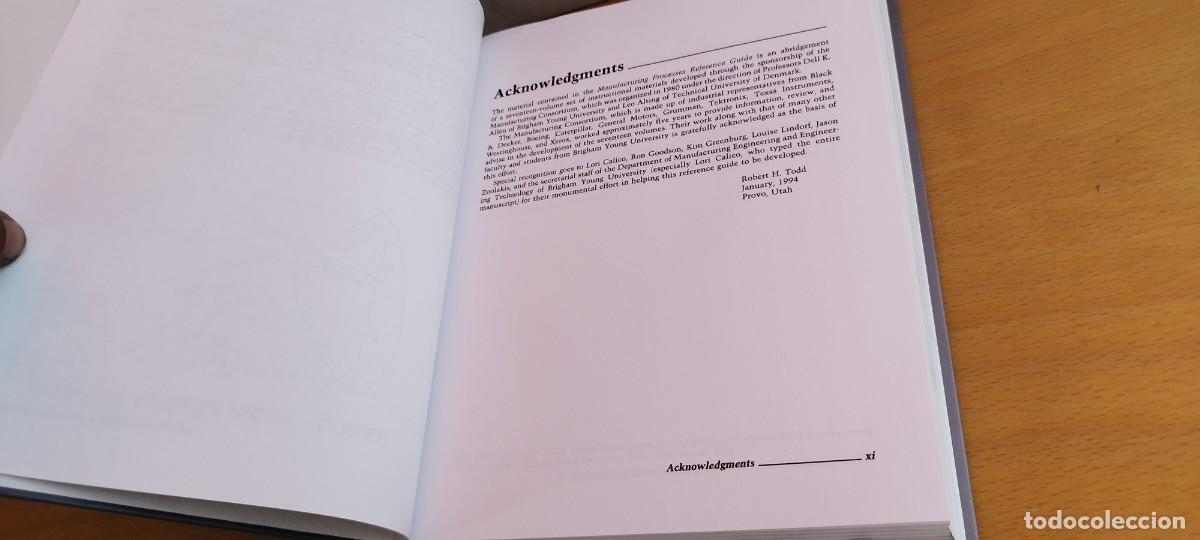 Libros de segunda mano de ciencias: MANUFACTURING PROCESSES REFERENCE GUID/ EN INGLES Gu&iacute;a de referencia de procesos de fabricaci&oacute;n - Foto 14