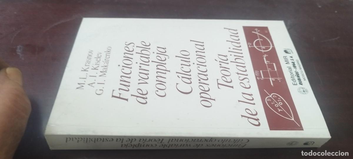 Libros de segunda mano de ciencias: FUNCIONES VARIABLE COMPLEJA, CALCULO OPERACIONAL, TEORIA ESTABILIDAD / KRASNOV-KISELEV-MAKARENKO