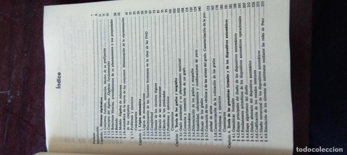 Libros de segunda mano de ciencias: FUNDAMENTOS DE LA MATEMATICA DISCRETA / GORBATOV / ZUX30 - Foto 9