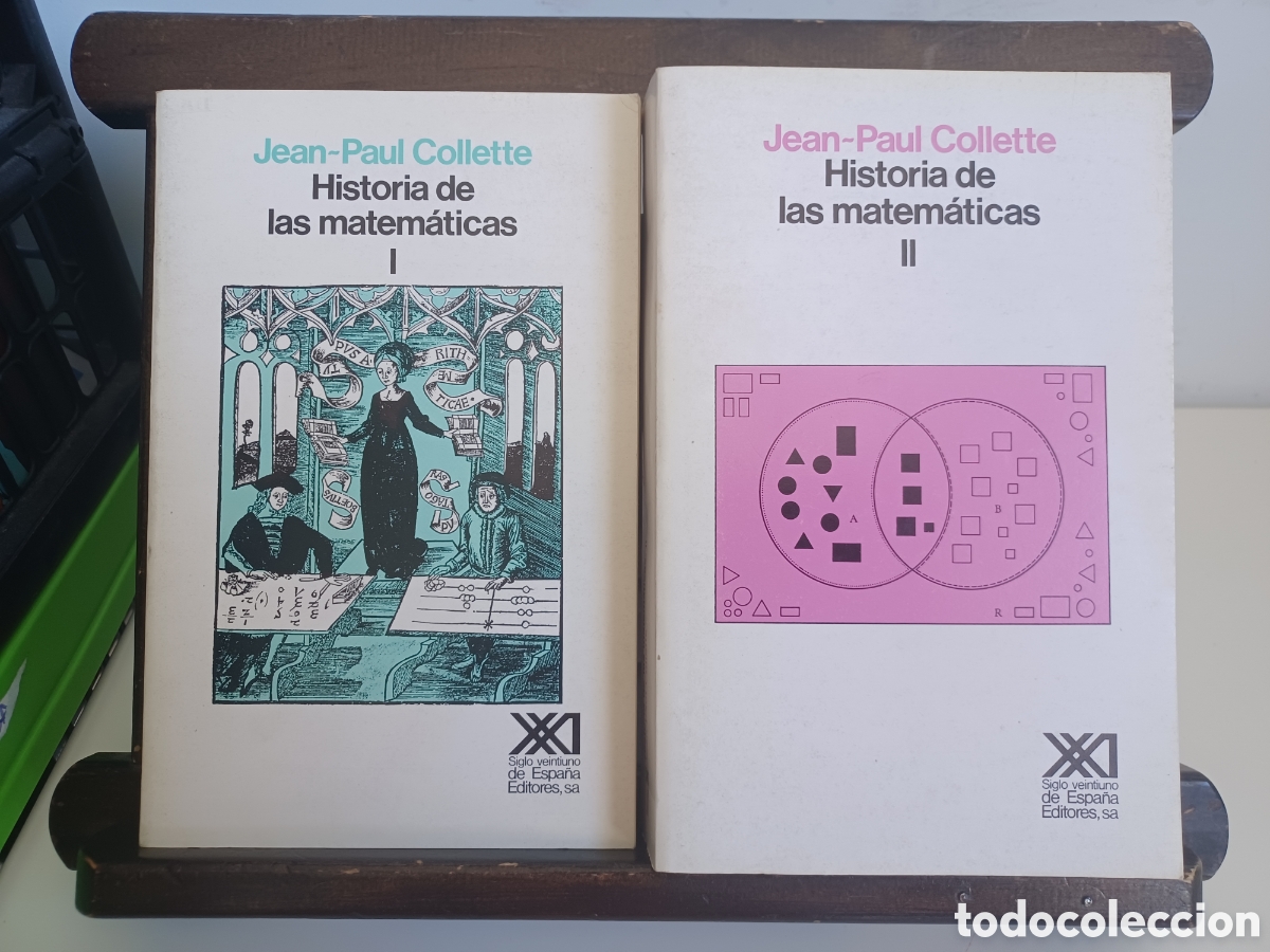Libros de segunda mano de ciencias: Historia de las matem&aacute;ticas/ Obra completa en 2 tomos/ Jean-Paul Collette/ Siglo XXI, 1985