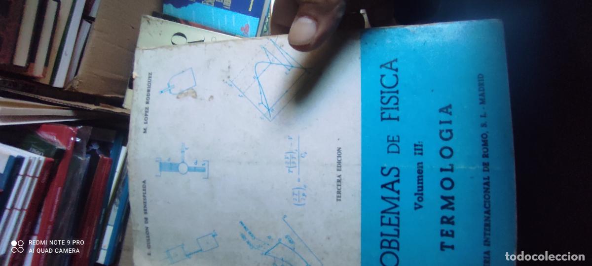 Libros de segunda mano de ciencias: PROBLEMAS DE F&Iacute;SICA. VOLUMEN III. TERMOLOG&Iacute;A. - E. Gullon de Senespleda y M. L&oacute;pez Rodr&iacute;guez.