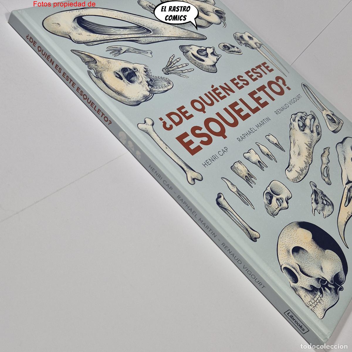 Libros de segunda mano: &iquest;De qui&eacute;n es este esqueleto? ed Librooks 2018, pop up, desplegables, ventanitas, solapas - Foto 2
