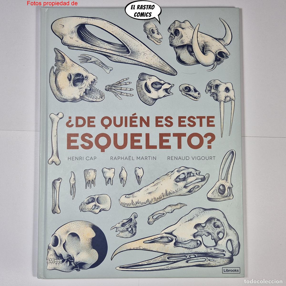 Libros de segunda mano: &iquest;De qui&eacute;n es este esqueleto? ed Librooks 2018, pop up, desplegables, ventanitas, solapas
