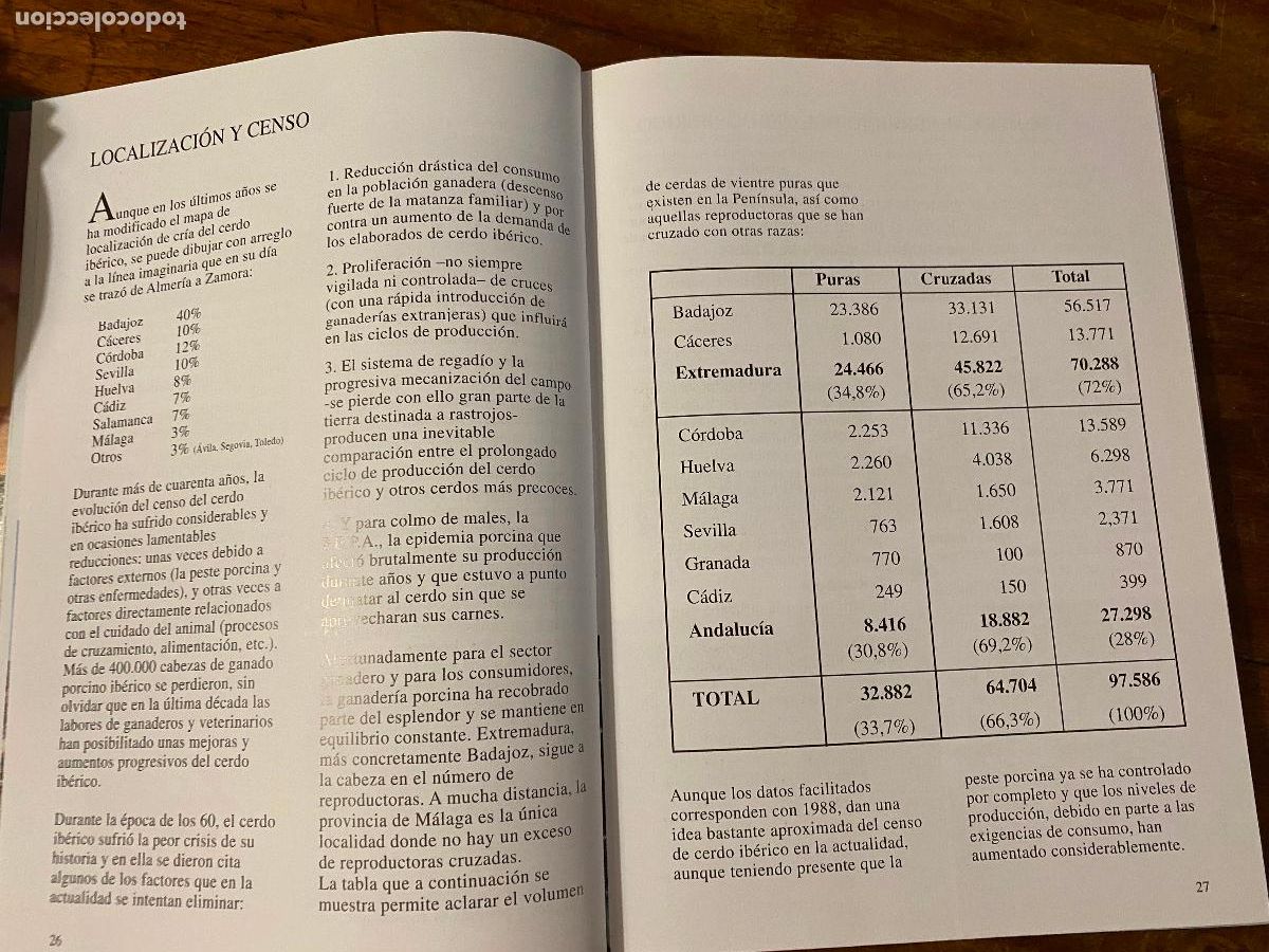 Libros de segunda mano: El cerdo ib&eacute;rico, crianza y elaboraci&oacute;n, 1998 - Foto 4