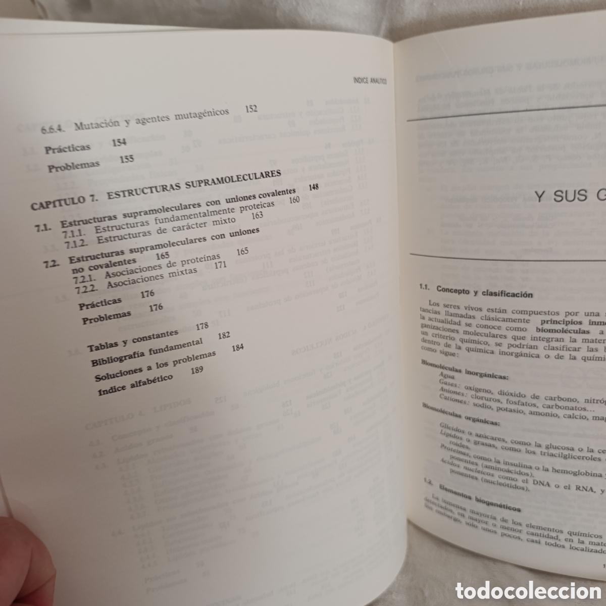 Libros de segunda mano: Libro t&eacute;cnico Biomol&eacute;culas: Lecciones de Bioqu&iacute;mica Estructural. - Foto 4