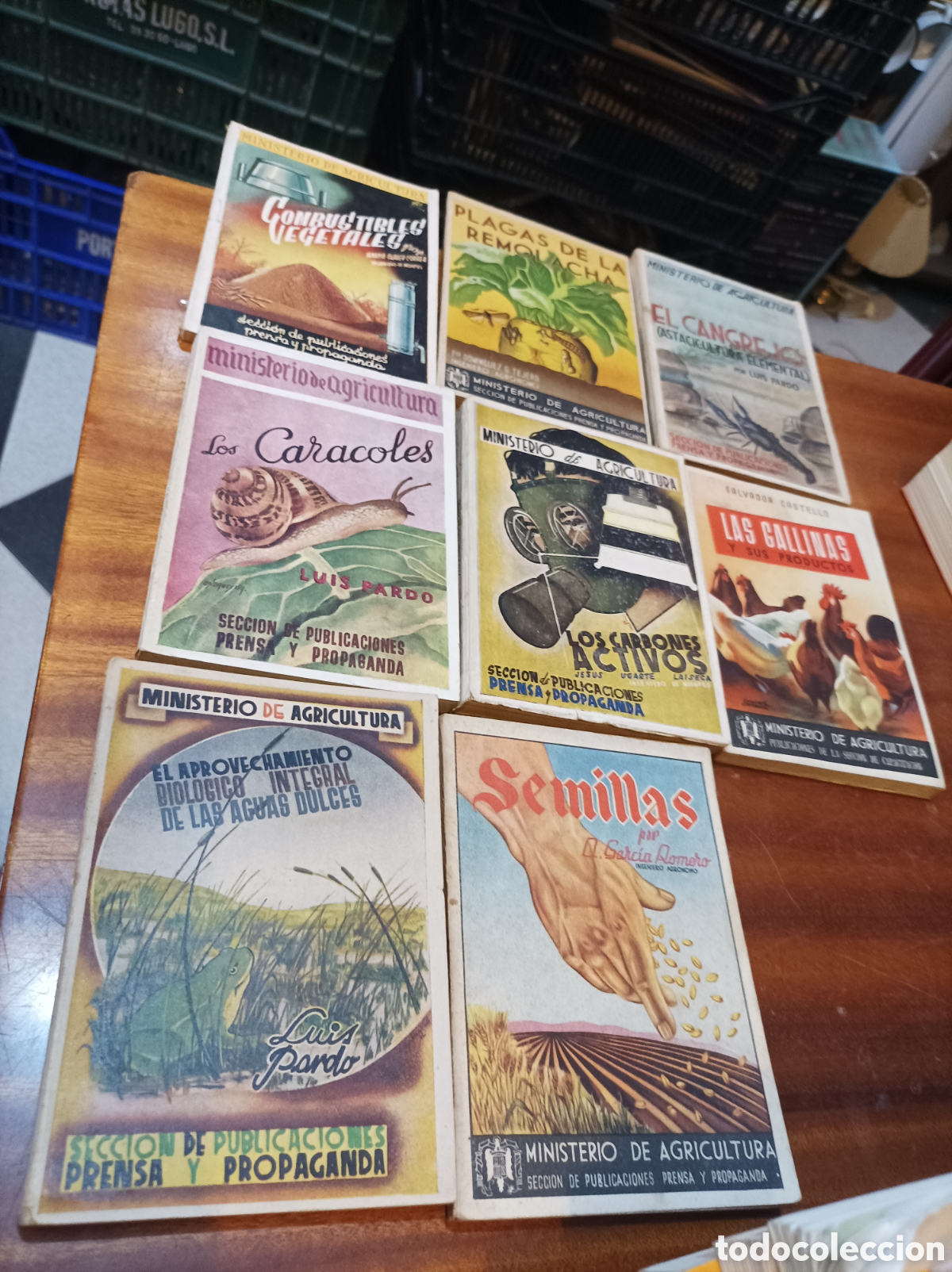 Libros de segunda mano: MINISTERIO DE AGRICULTURA 8 LIBRITOS.