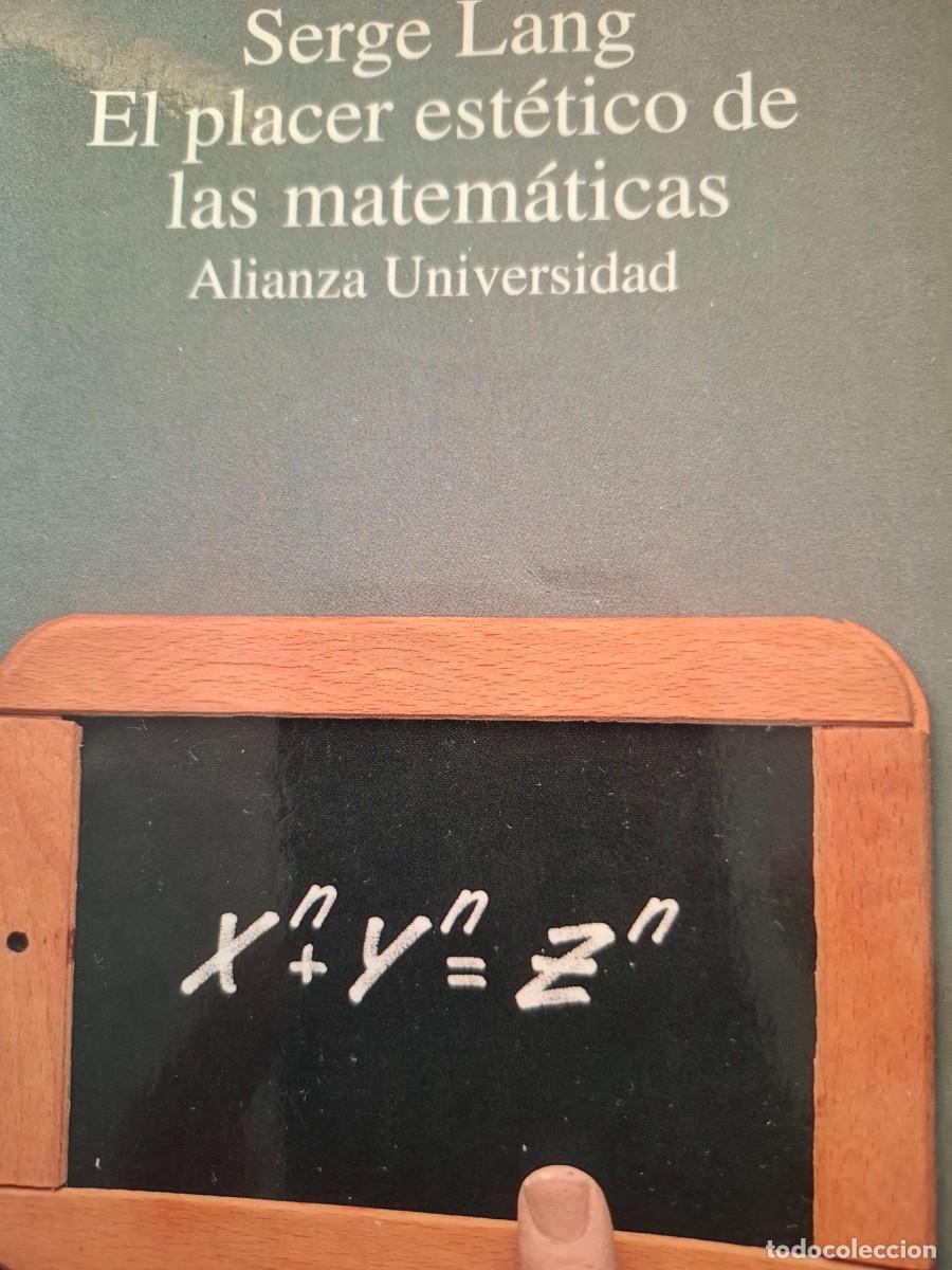 Libros de segunda mano de ciencias: el placer est&eacute;tico de las matem&aacute;ticas Serge Lang