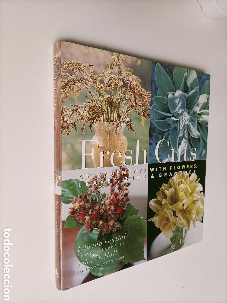 Second hand books: Fresh cuts. Arrangements with flowers leayes. Texto ingl&eacute;s. Cortes frescos. arreglos con flores rama