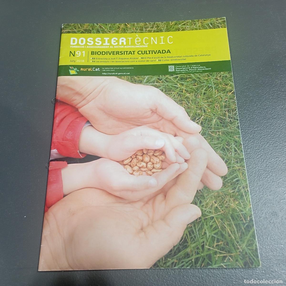 Libri di seconda mano: DOSSIER T&Egrave;CNIC N&Uacute;M, 91 Biodiversitat cultivada - juny 2018- EI1