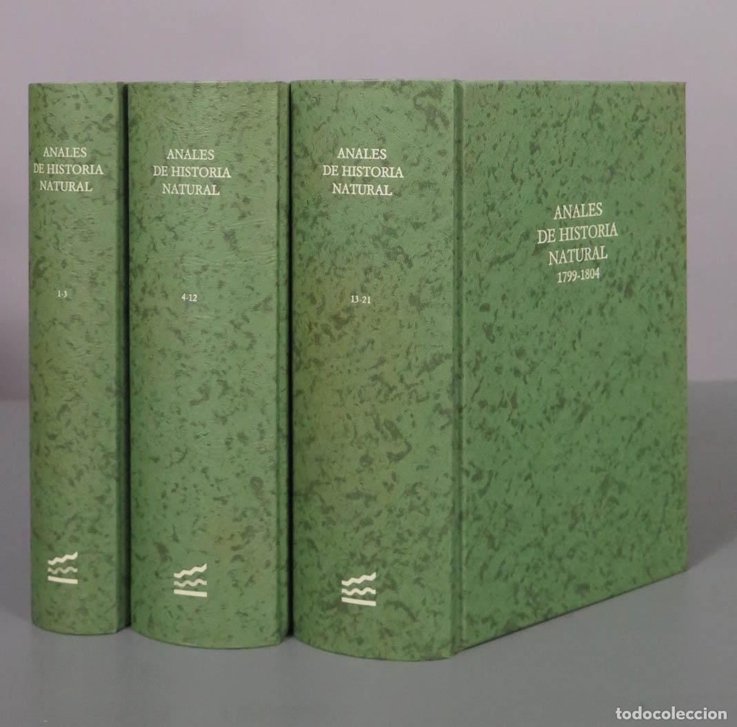 Libros de segunda mano: Anales de Historia Natural - Joaqu&iacute;n Fern&aacute;ndez P&eacute;rez - 3 tomos
