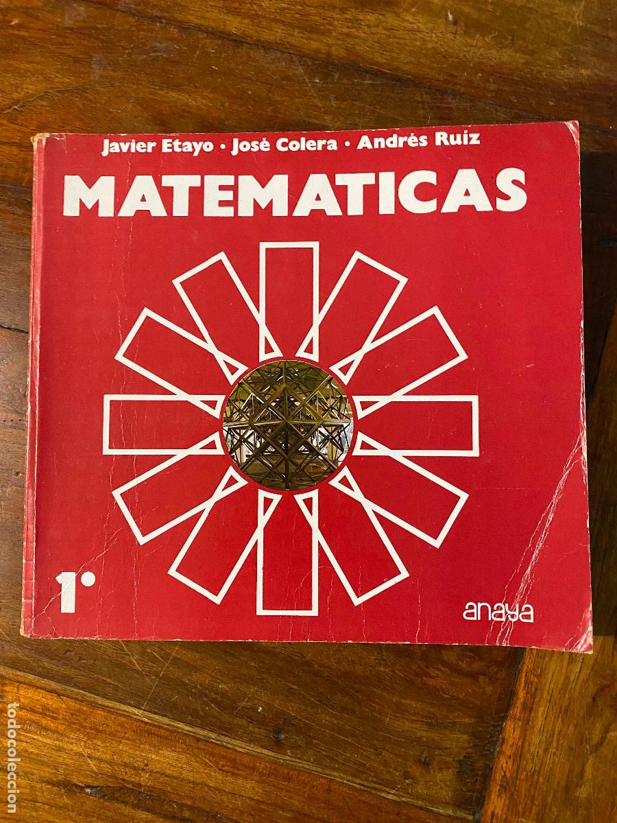 Libros de segunda mano de ciencias: 1976 ANAYA 2 BUP MATEM&Aacute;TICAS Javier Etayo/Jos&eacute; C&oacute;lera/Andr&eacute;s Ruiz