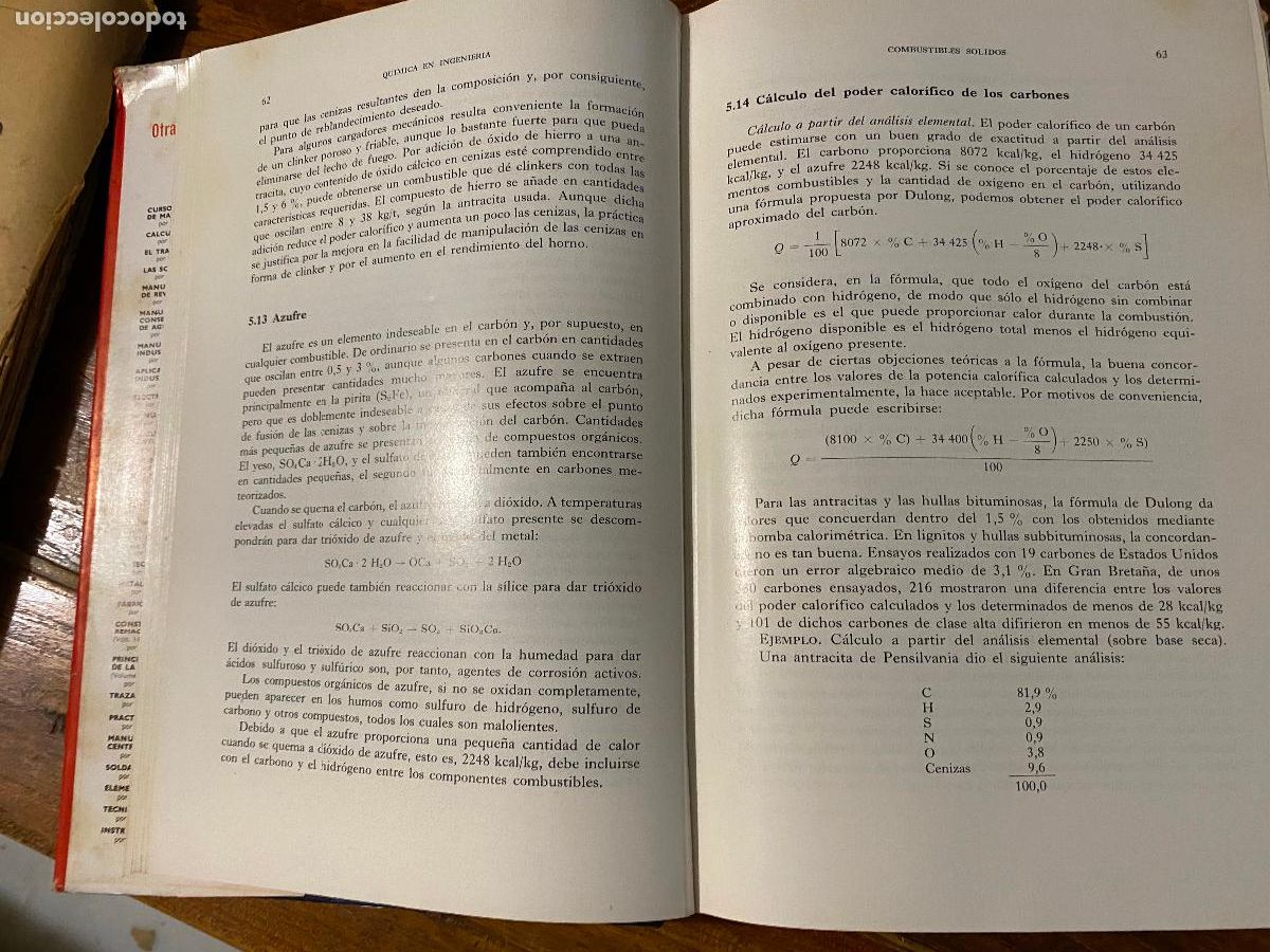 Libros de segunda mano de ciencias: QUIMICA EN INGENIERIA, LLOYD A. MUNRO, EDIT. URMO, BILBAO - Foto 8