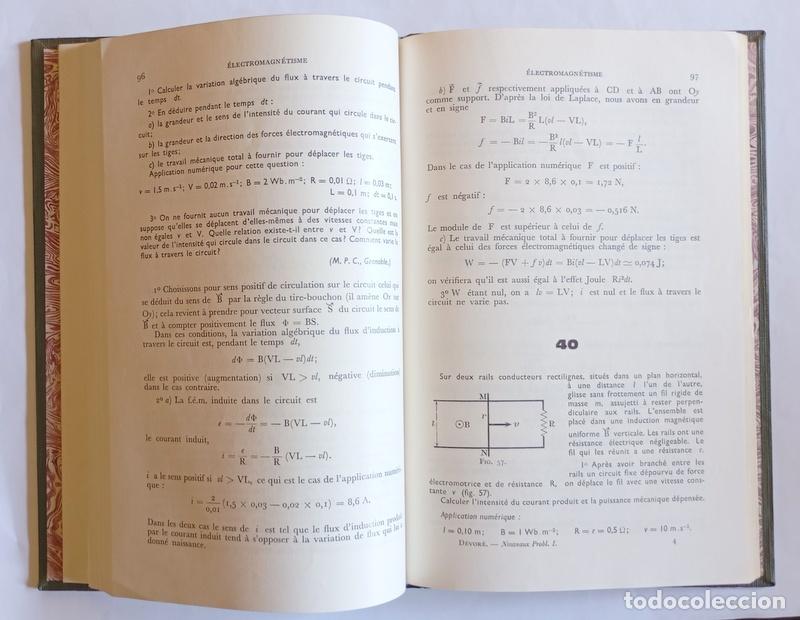 Libros de segunda mano de ciencias: NOUVEAUX PROBLEMES DE PHYSIQUE - G. DEVORE - EDIT. LIBRAIRiE VUIBERT. PARIS. 1964 - Foto 5