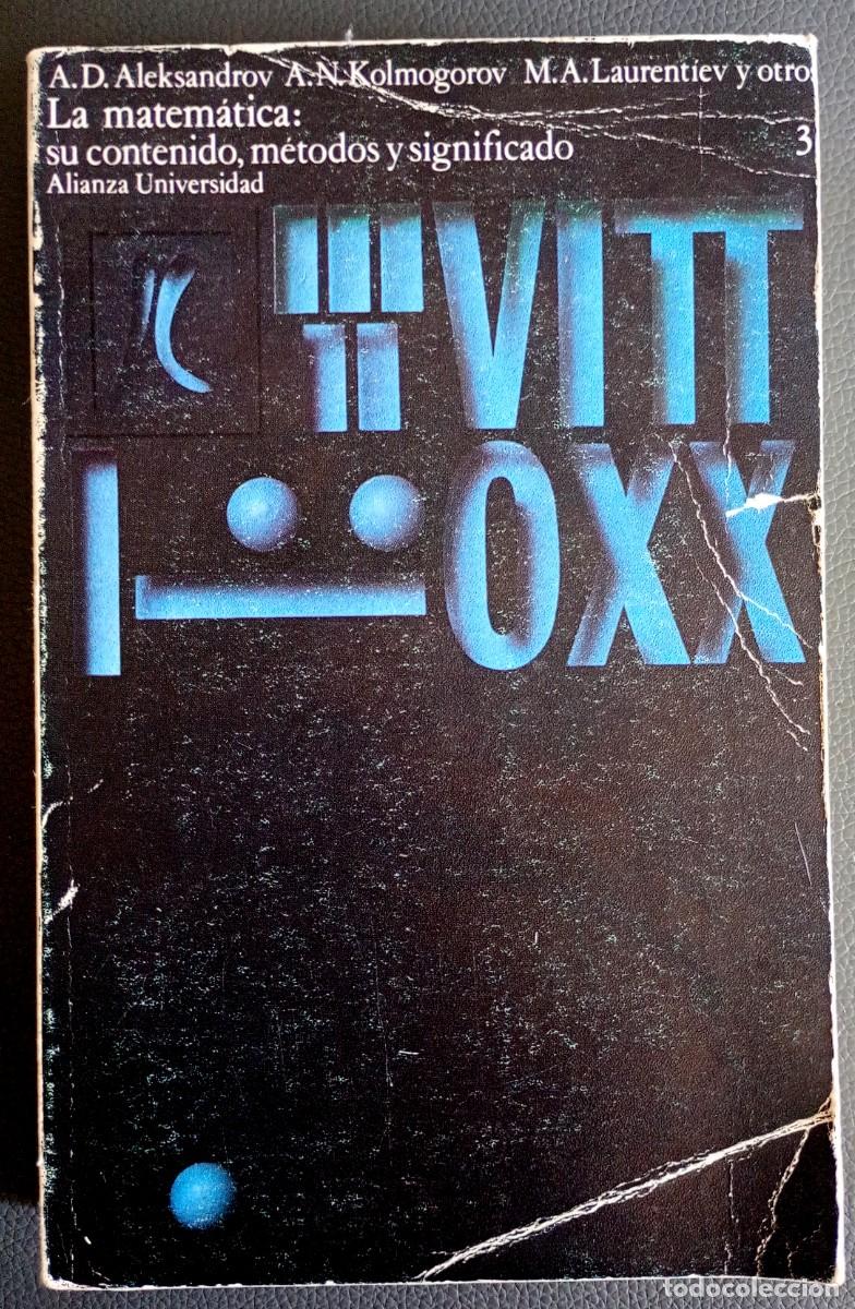 Livros em segunda m&atilde;o: VV. AA. . La matem&aacute;tica: su contenido, m&eacute;todos y significado, 3