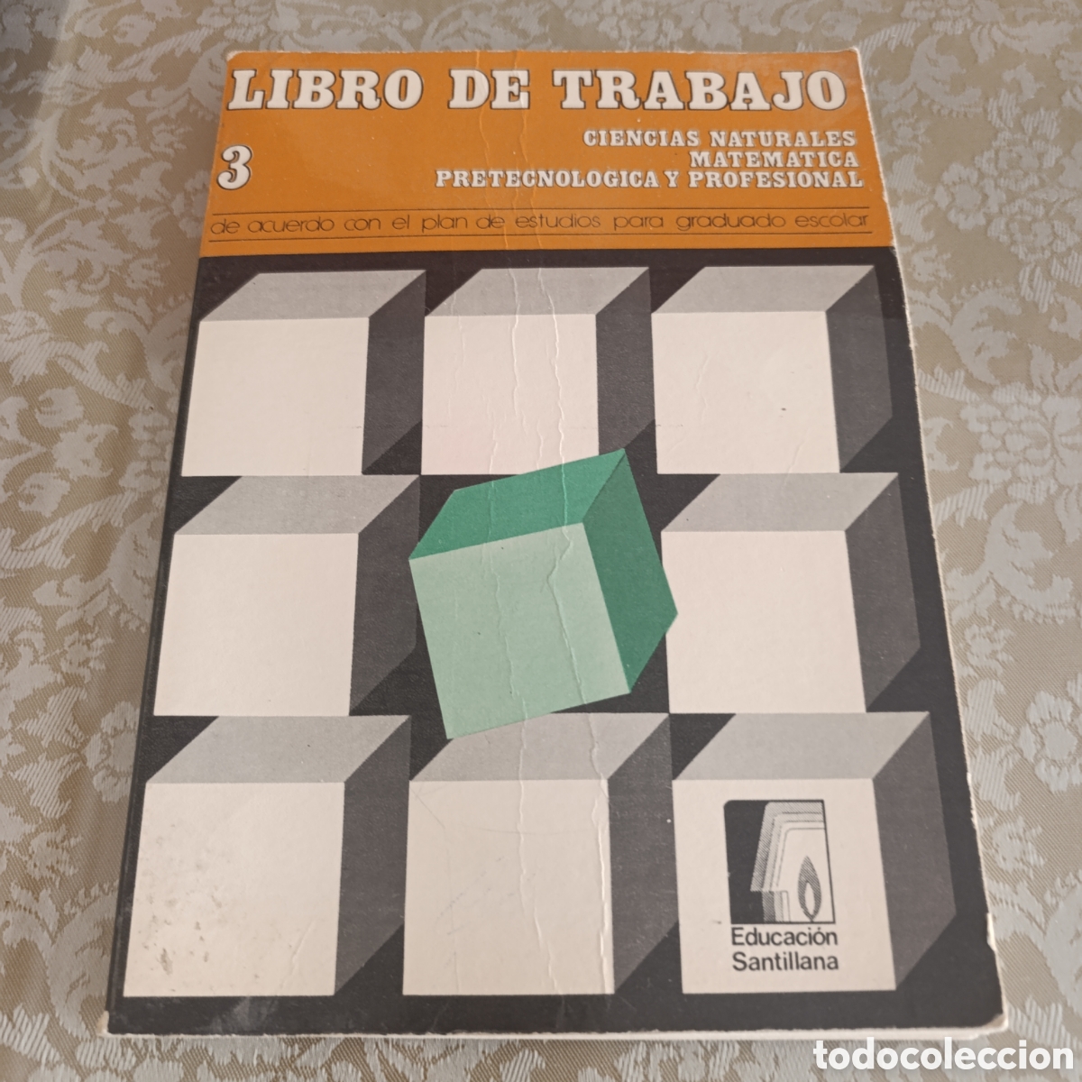 Libros de segunda mano de ciencias: Libro de Trabajo 3 de Santillana,ciencias naturales, matem&aacute;ticas, pretecnologia profesional