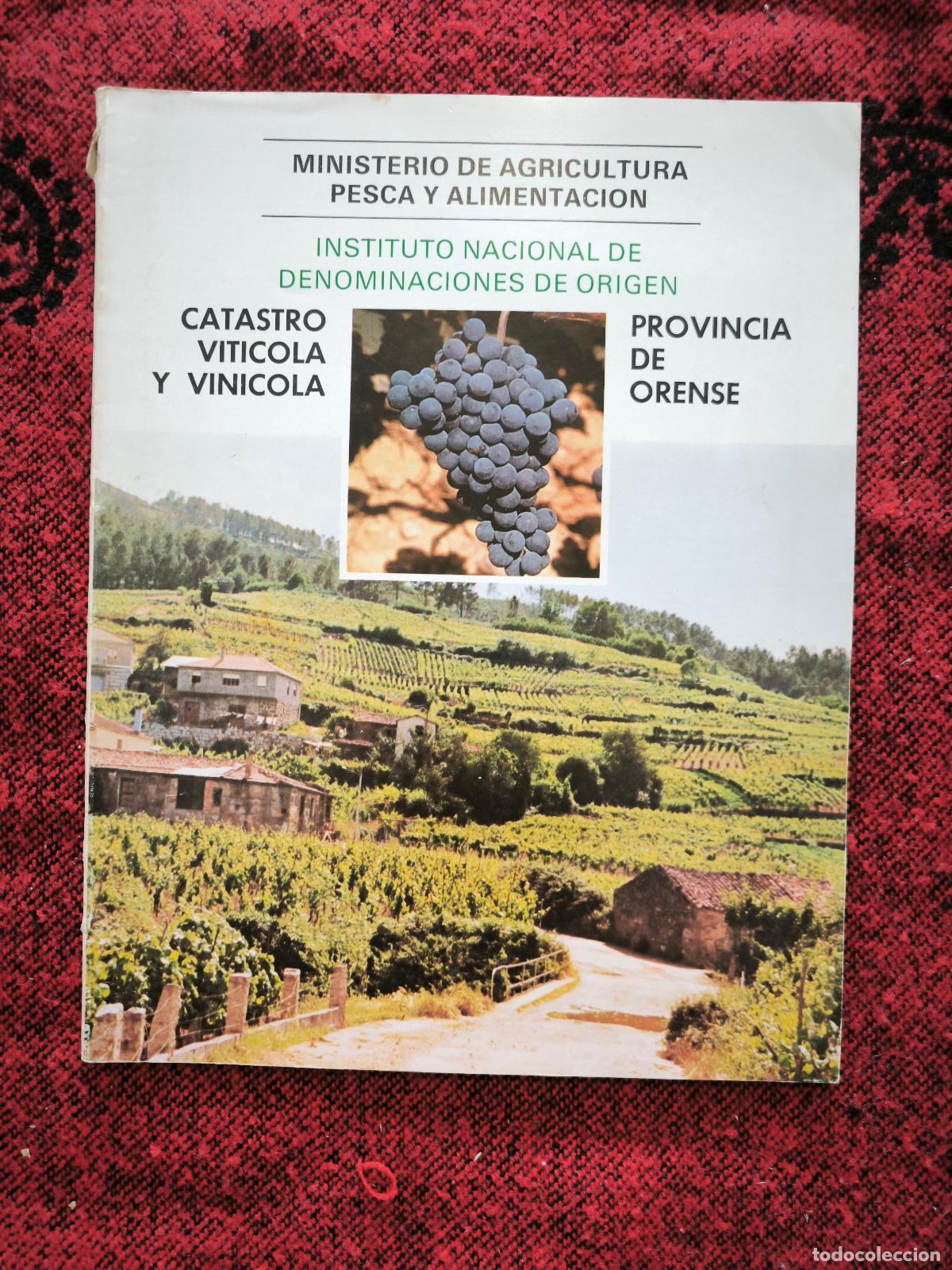 Libros de segunda mano: Catastro Vit&iacute;cola Y Vin&iacute;cola De La Provincia De Orense | Ministerio De Agricultura