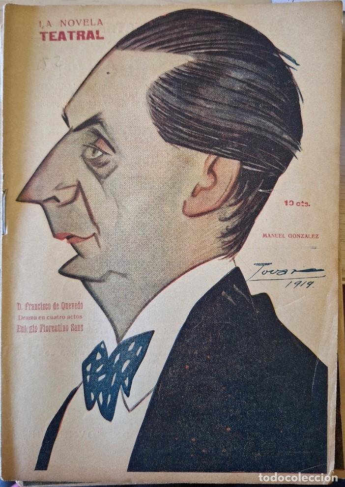 Libros de segunda mano de ciencias: D. FRANCISCO DE QUEVEDO. LA NOVELA TEATRAL N&ordm; 152. - FLORENTINO SANZ, Eulogio.