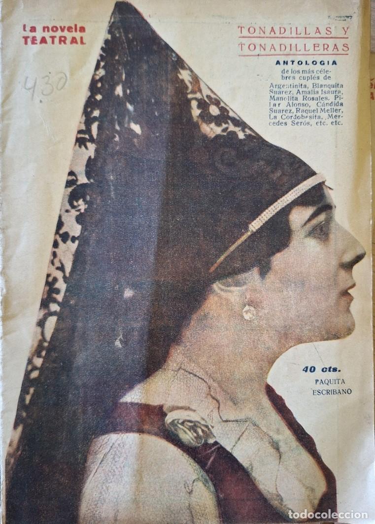 Libros de segunda mano de ciencias: TONADILLAS Y TONADILLERAS, ANTOLOGIA. LA NOVELA TEATRAL N&ordm; 430. -