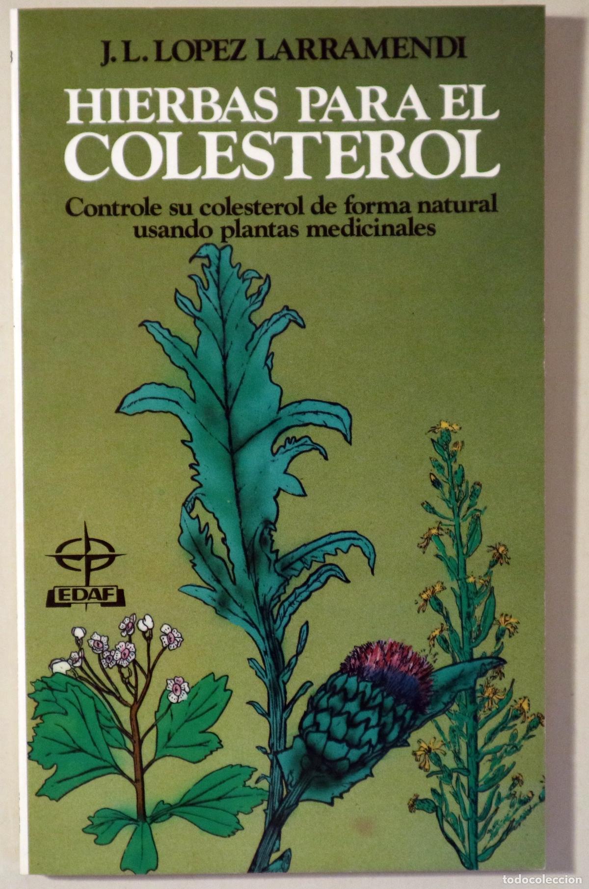 Libri di seconda mano: L&Oacute;PEZ LARRAMENDI, J. L. - HIERBAS PARA EL COLESTEROL - Madrid 1986 - Ilustrado