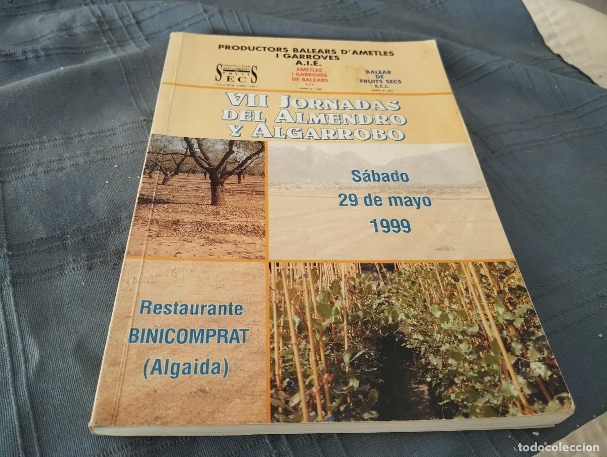 Libros de segunda mano: VII JORNADAS DEL ALMENDRO Y ALGARROBO PRODUCTORS BALEARS D'AMETLES I GARROVES 1999 MALLORCA