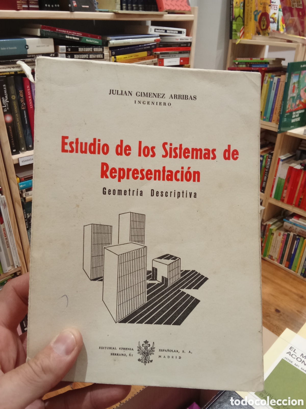 Libros de segunda mano de ciencias: Estudio de Sistemas de Representaci&oacute;n - Julian Gimenez Arribas- Editorial Prensa Espa&ntilde;ola