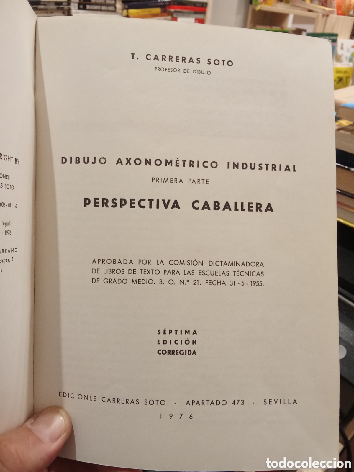 Libros de segunda mano de ciencias: Perspectiva caballera - T. Carreras Soto - Foto 3