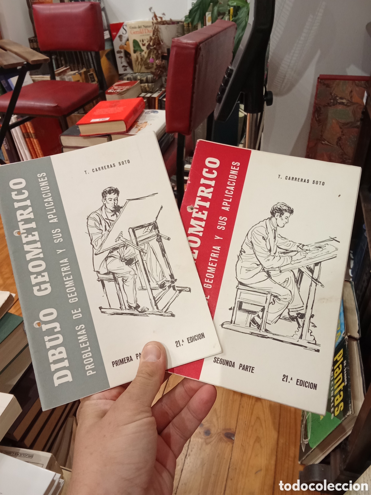Libros de segunda mano de ciencias: Dibujo Geometrico 2 vol&uacute;menes - T. Carreras Soto