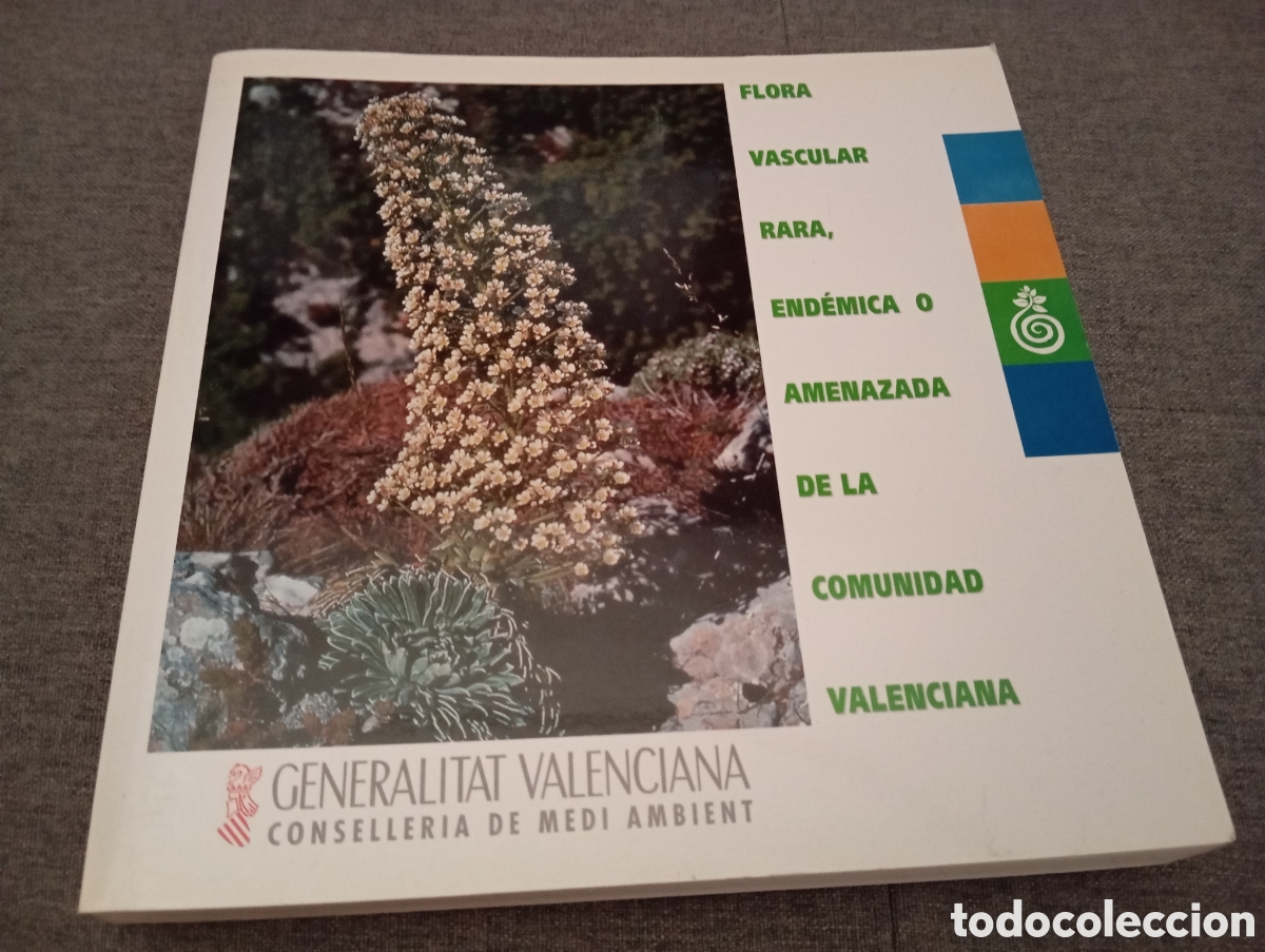 Libros de segunda mano: FLORA VASCULAR RARA, ENDEMICA O AMENAZADA DE LA COMUNIDAD VALENCIANA