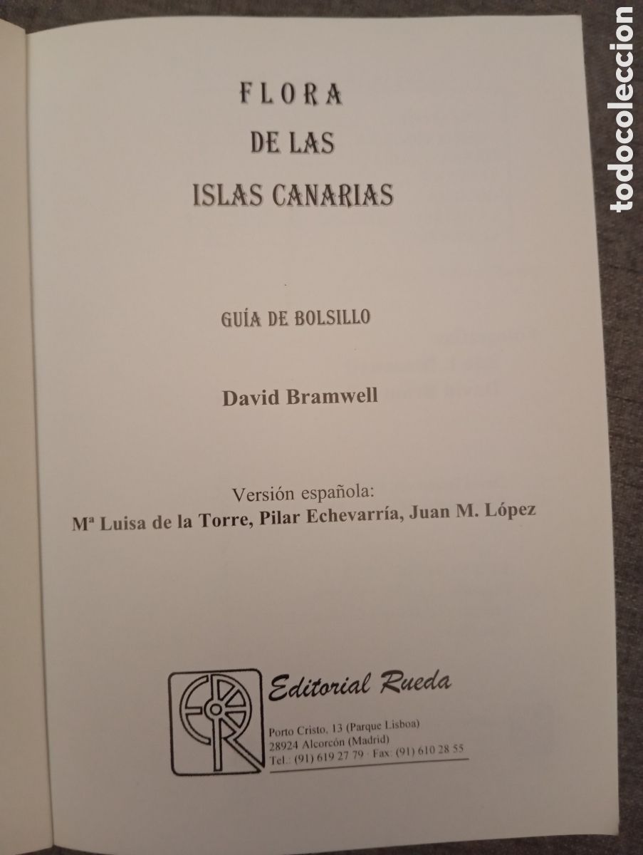 Libros de segunda mano: FLORA DE LAS ISLAS CANARIAS. DAVID BRAMWELL.-GUIA DE BOLSILLO - Foto 3
