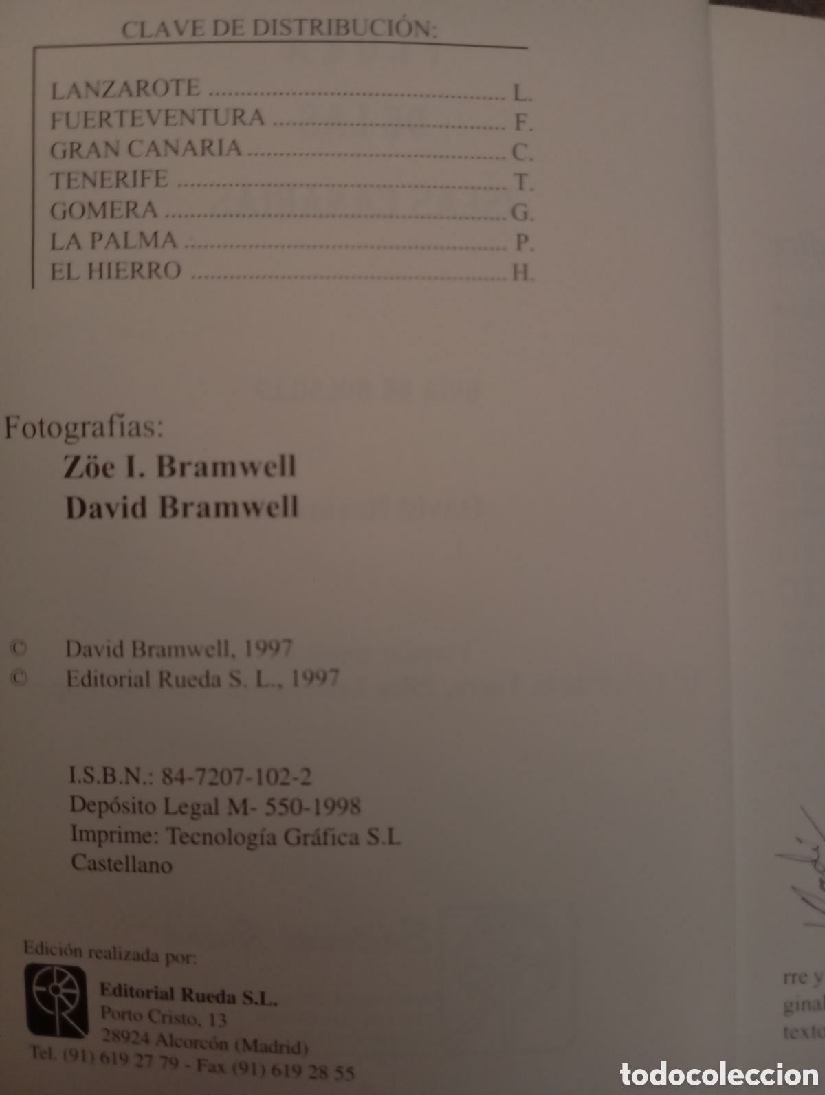 Libros de segunda mano: FLORA DE LAS ISLAS CANARIAS. DAVID BRAMWELL.-GUIA DE BOLSILLO - Foto 4