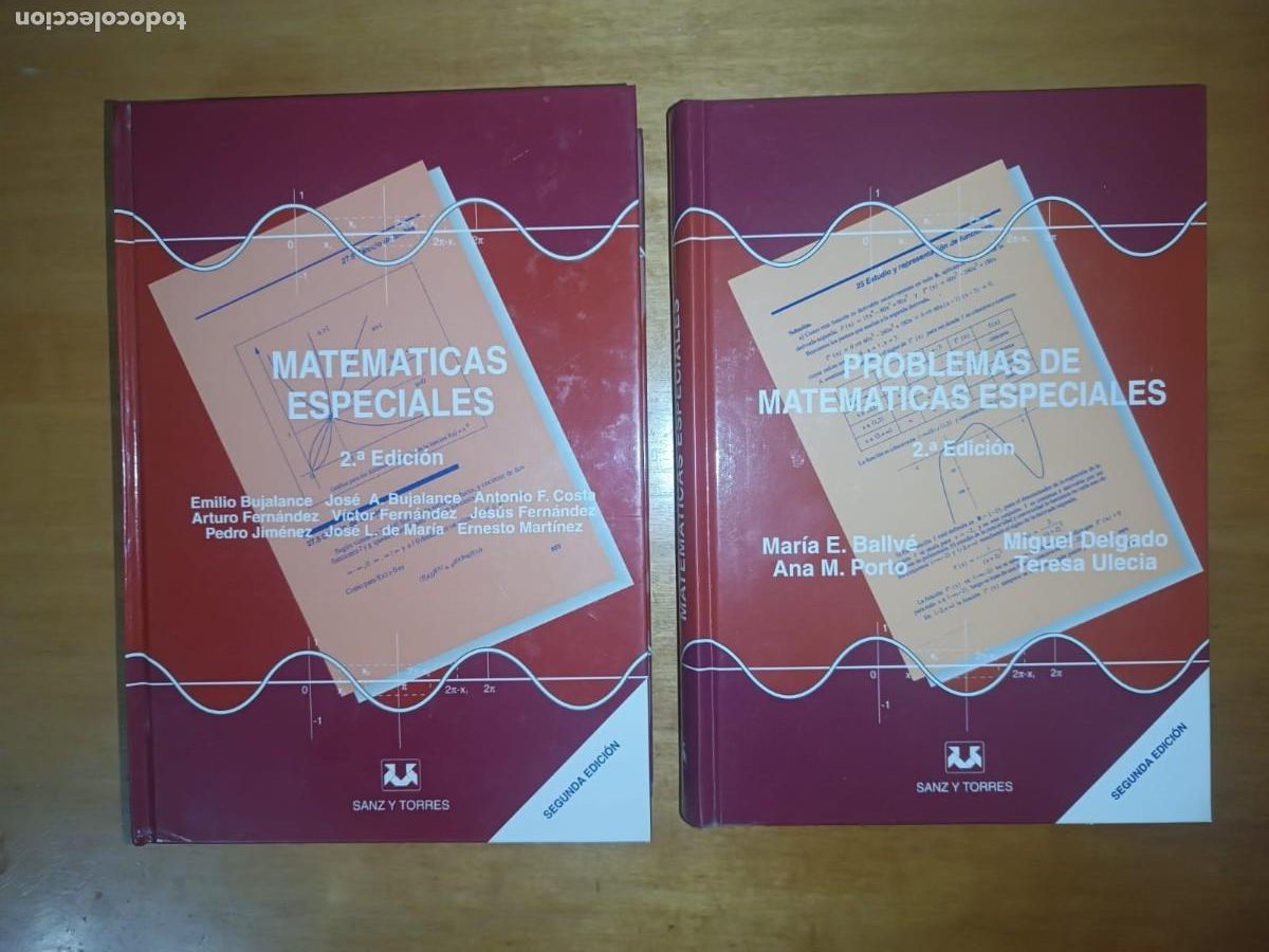 Libros de segunda mano de ciencias: Pack MATEM&Aacute;TICAS ESPECIALES + PROBLEMAS ESPECIALES - 2&ordf; Edici&oacute;n - Bujalance / Ballv&eacute; - Sanz y Torres