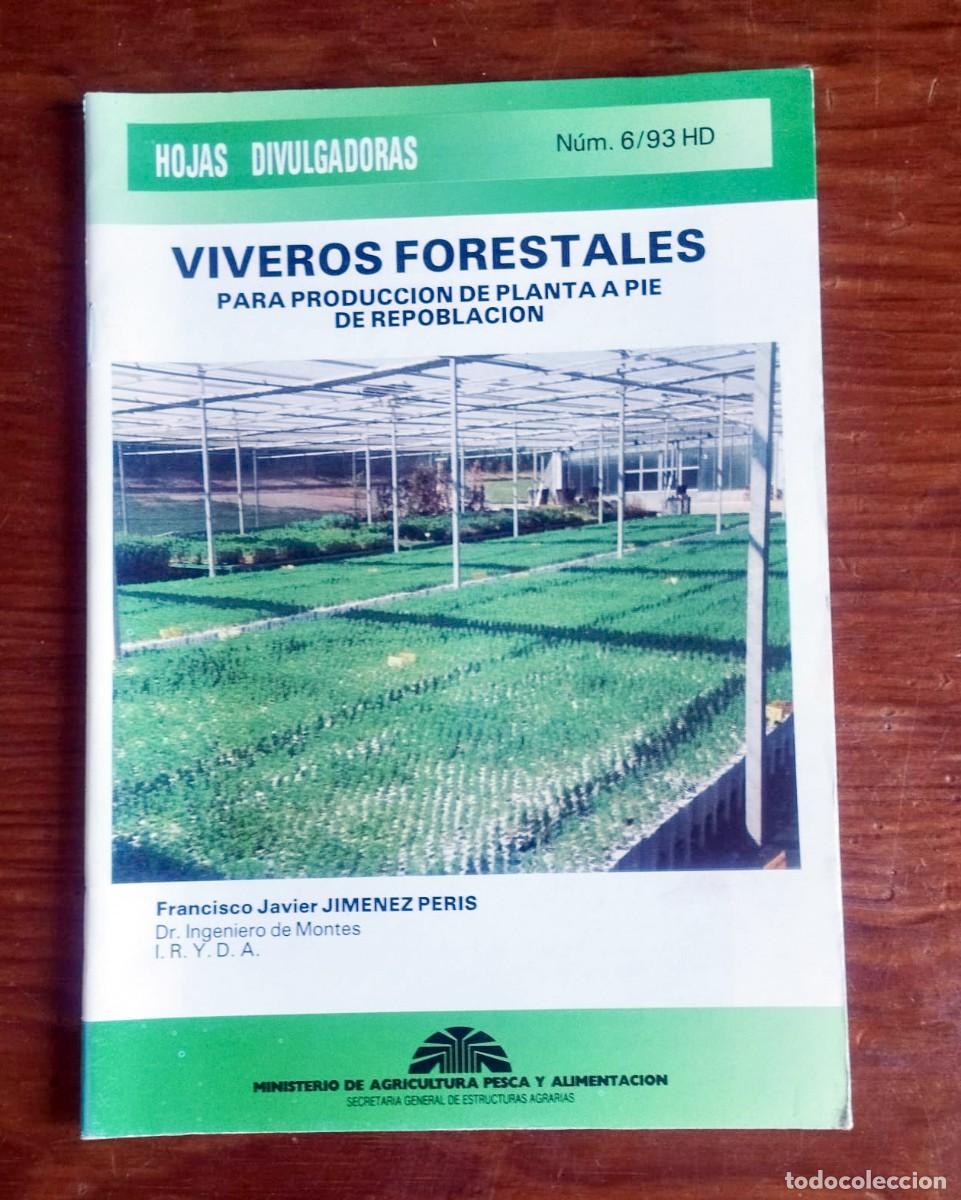 Libros de segunda mano: Folleto &rdquo;Viveros Forestales&rdquo; - Hojas Divulgadoras (Ministerio de Agricultura)