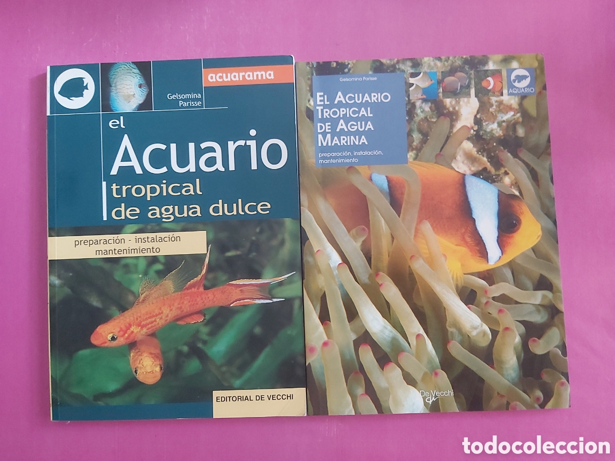 Libros de segunda mano: EL ACUARIO TROPICAL DE AGUA MARINA Y DULCE DE VECCHI GELSOMINA PARISSE 2002