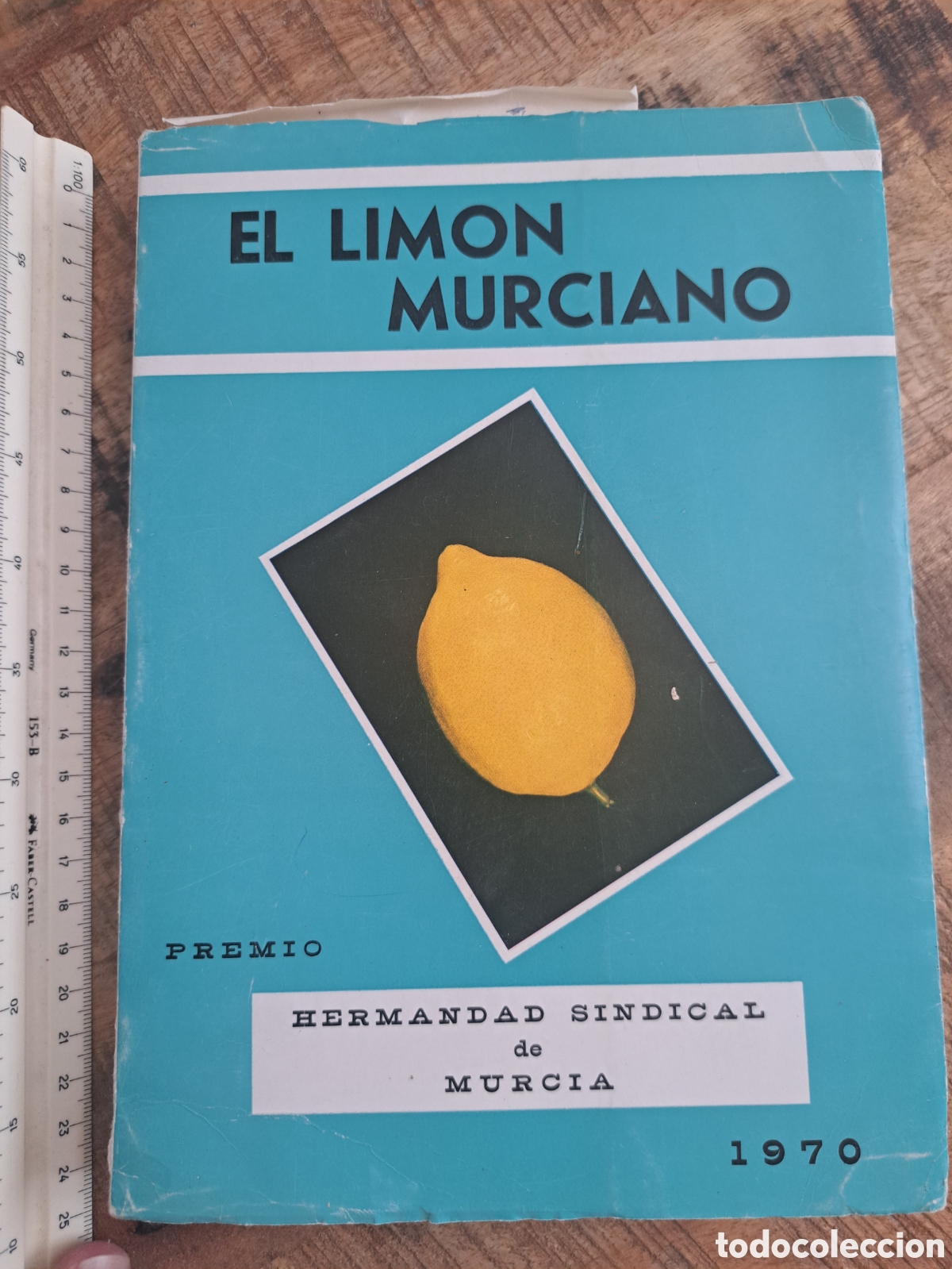 Libros de segunda mano: Jml Libro. &ldquo;El lim&oacute;n murciano&rdquo;. Premio Hermandad Sindical de Murcia 1970. Oro del vergel murciano.