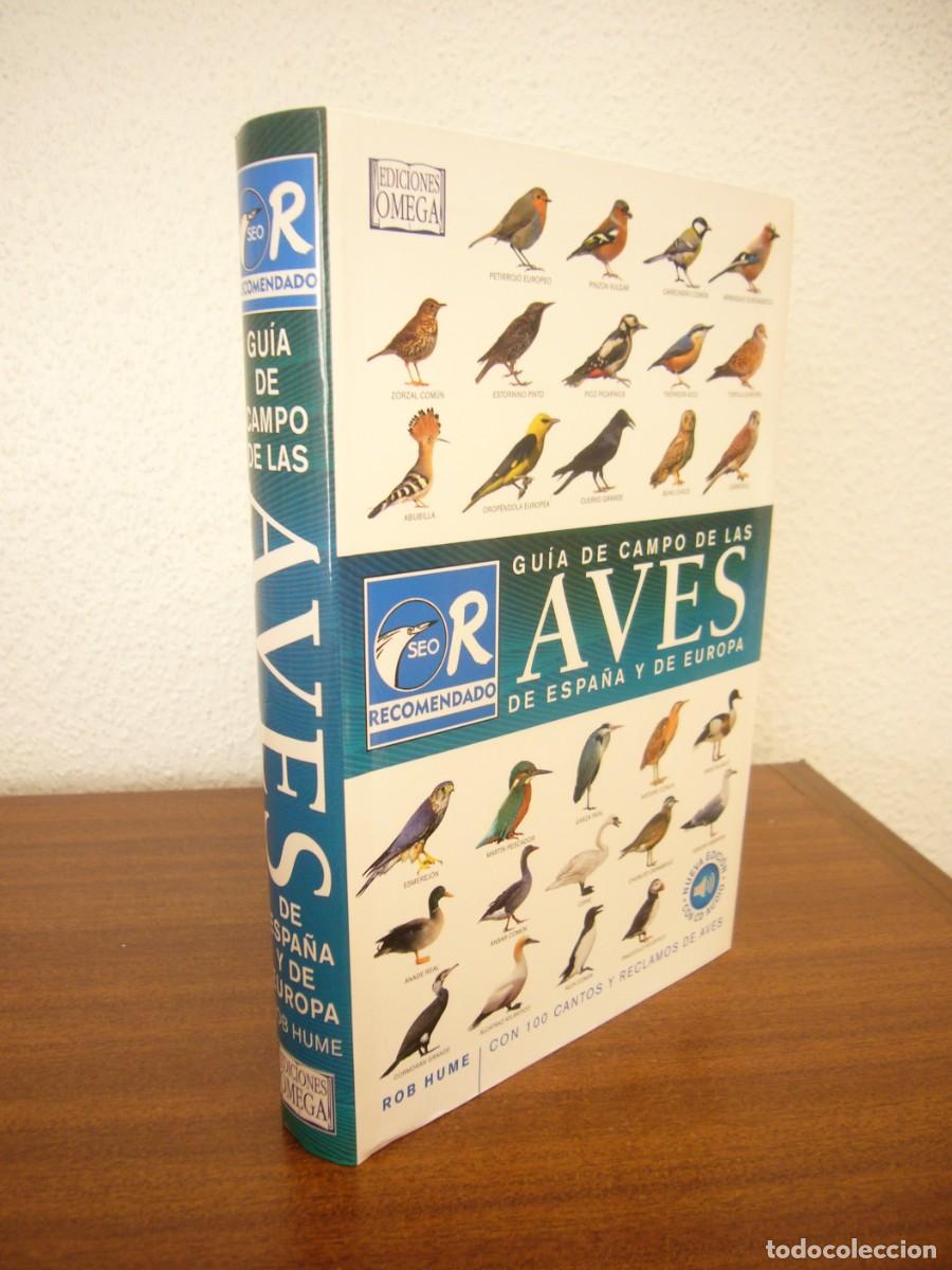 Libros de segunda mano: ROB HUME: GU&Iacute;A DE CAMPO DE LAS AVES DE ESPA&Ntilde;A Y DE EUROPA (OMEGA, 2011) INCLUYE CD