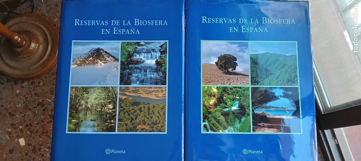 Libros de segunda mano: Reservas de la Biosfera en Espa&ntilde;a I y II Completa / Planeta 2007