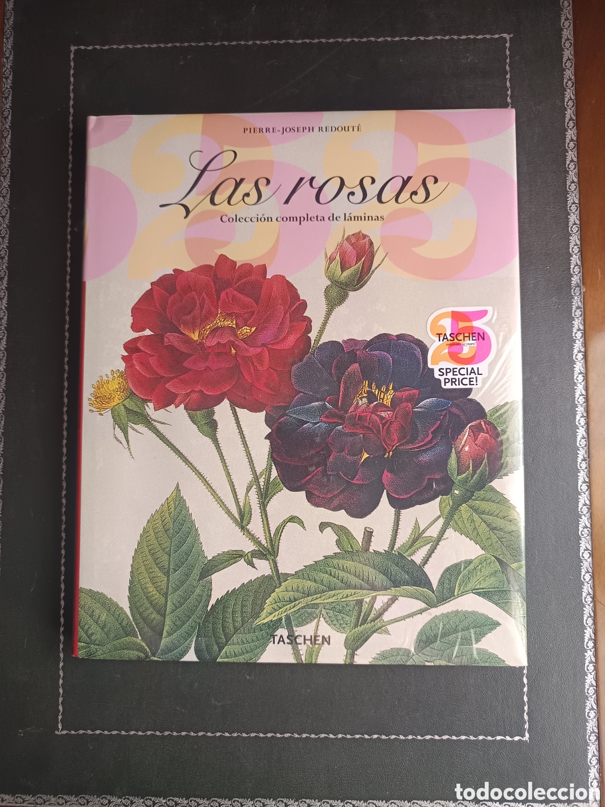 Libros de segunda mano: REDOUT&Eacute;, Pierre-Joseph.- - Las rosas. Colecci&oacute;n completa de l&aacute;minas. Con precinto