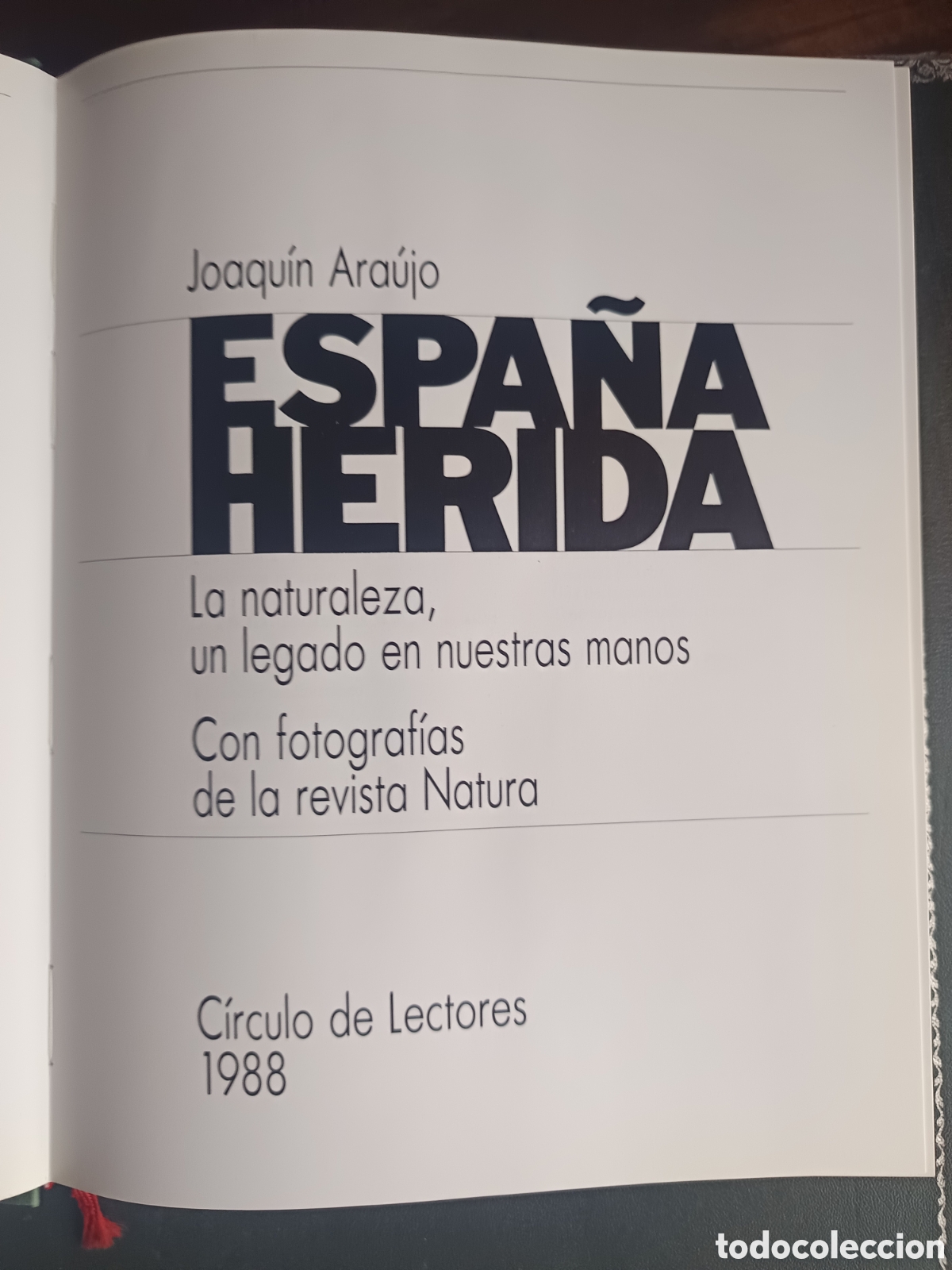 Libros de segunda mano: FAUNA HERIDA. JOAQUIN ARAUJO. LAMINAS EXTRA - Foto 4