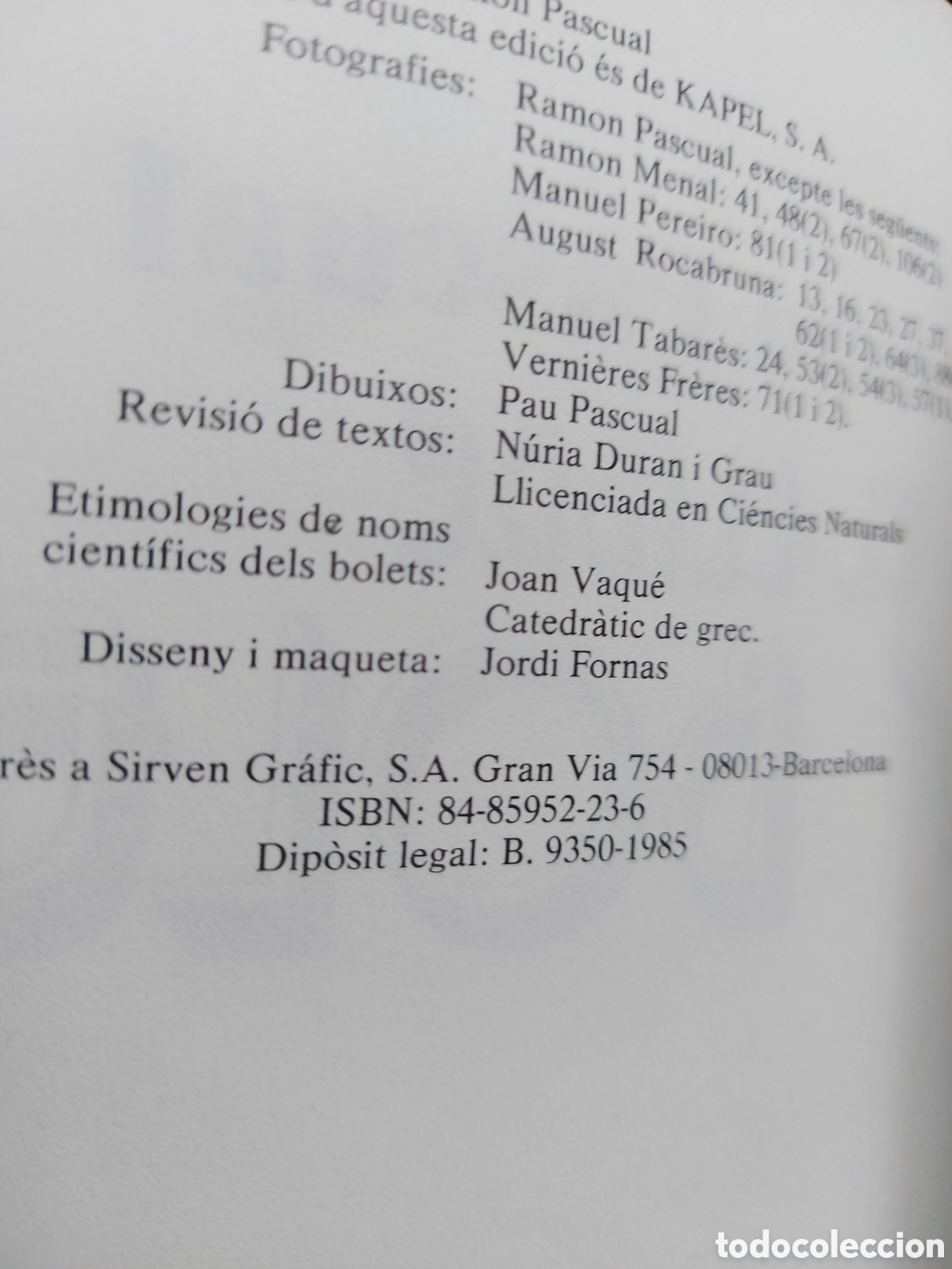 Libros de segunda mano: EL LLIBRE DELS BOLETS any 1985 - Foto 2