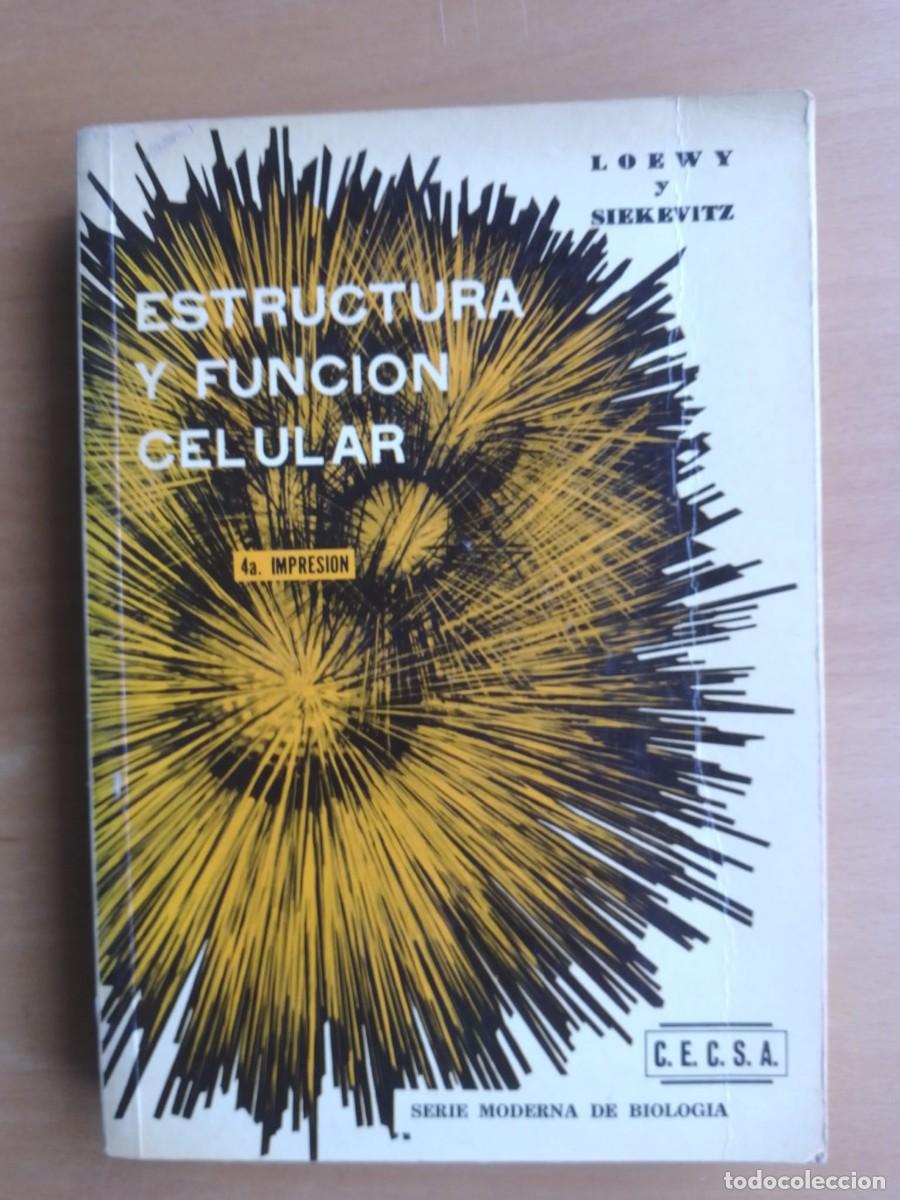 Libros de segunda mano: Estructura y funci&oacute;n celular, de Loewy y Siekevitz - Foto 1