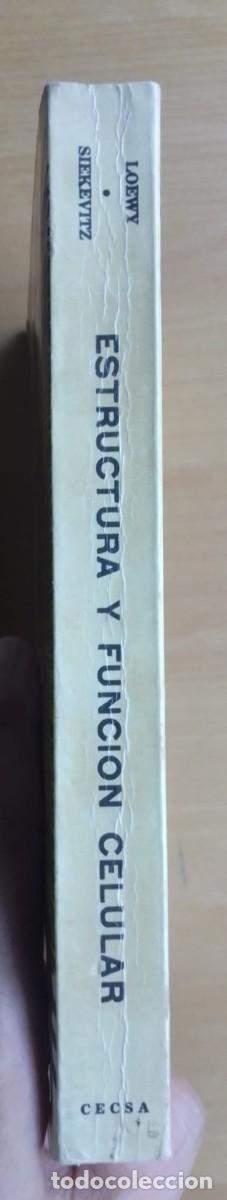 Libros de segunda mano: Estructura y funci&oacute;n celular, de Loewy y Siekevitz - Foto 2