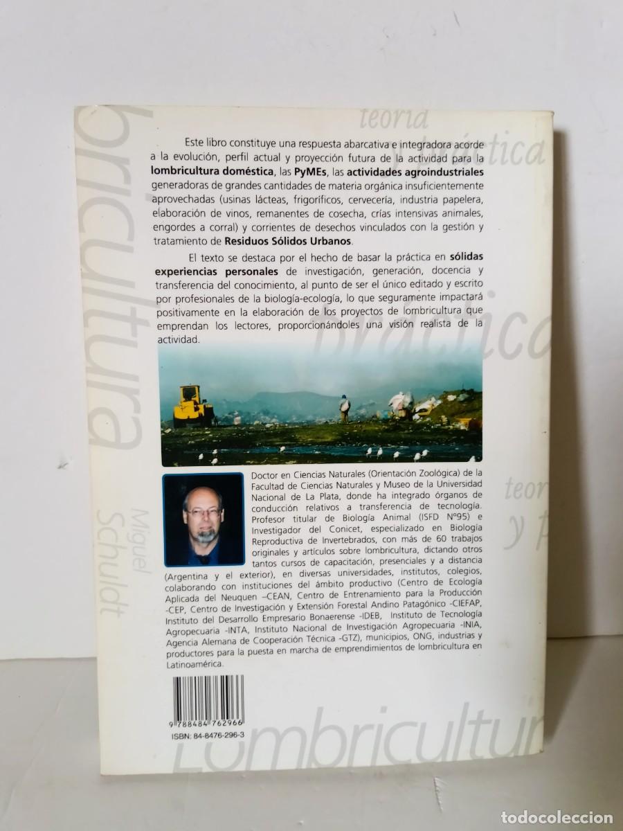 Libros de segunda mano: Lombricultura teor&iacute;a y pr&aacute;ctica - Foto 2