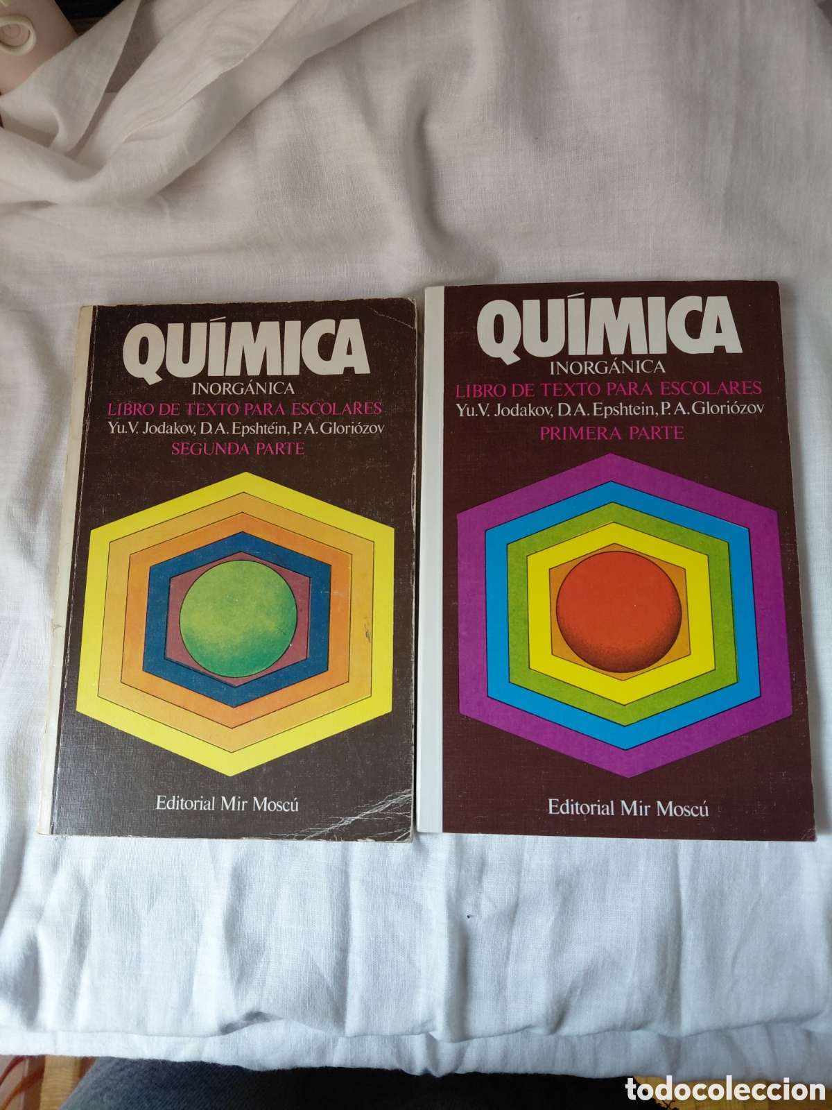 Libros de segunda mano de ciencias: QUIMICA INORGANICA LIBRO DE TEXTO PARA ESCOLARES.2 TOMOS.JODAKOV.EPSHTEIN.GLORIOZOV.EDITORI MIR 1987
