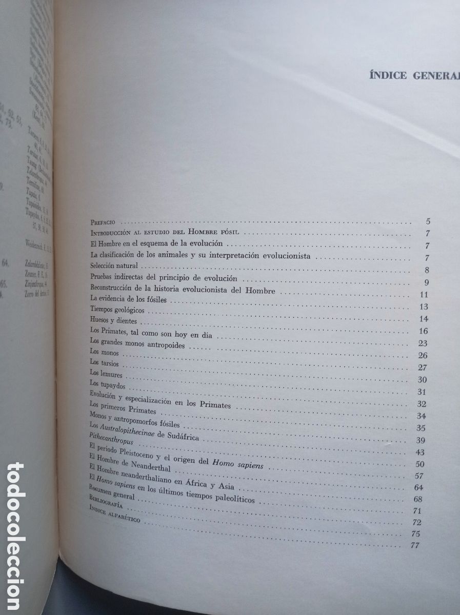 Libros de segunda mano: HISTORIA DE LOS PRIMATES. E. E. LE GROS CLARK - Foto 5