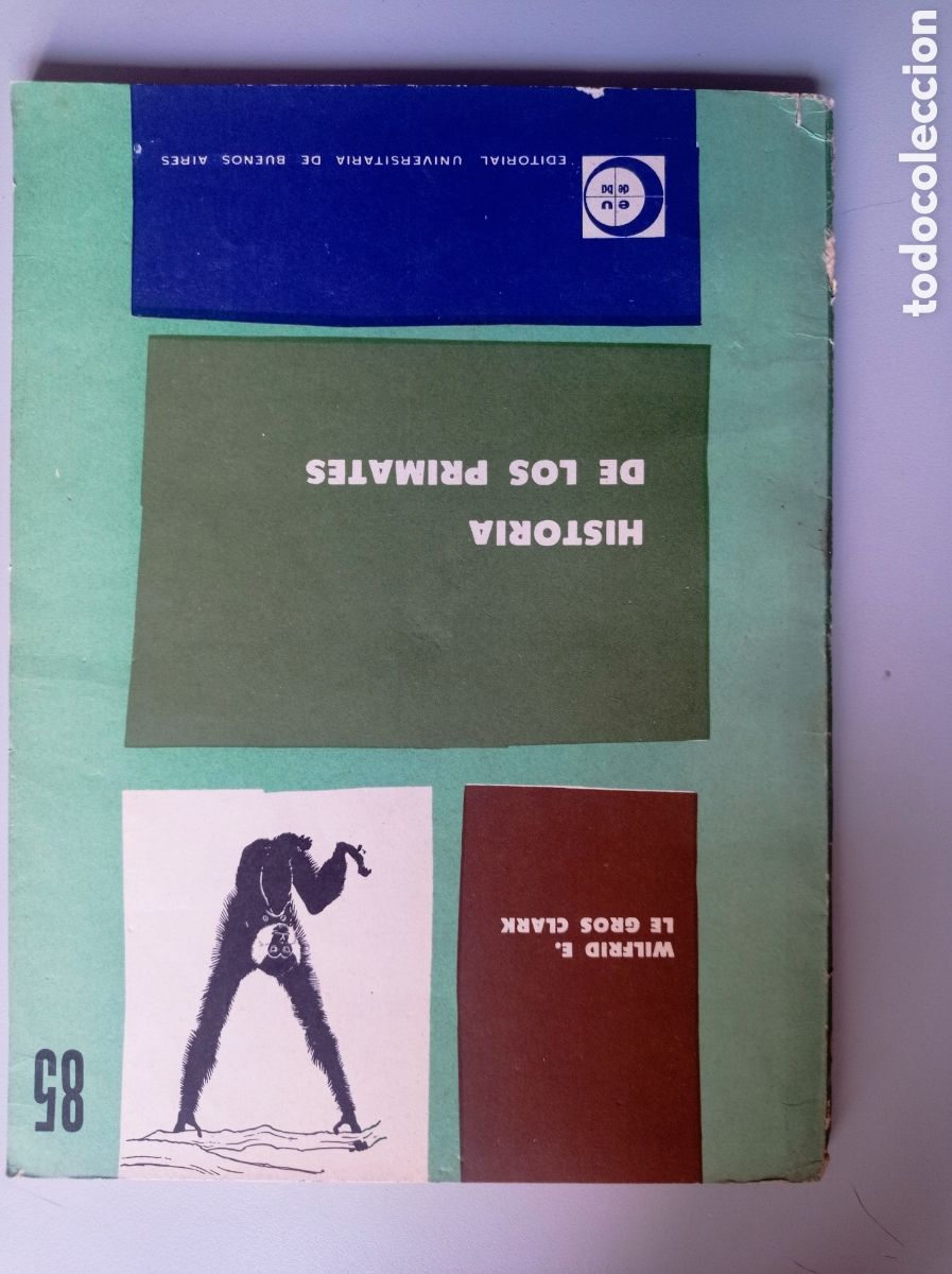 Libros de segunda mano: HISTORIA DE LOS PRIMATES. E. E. LE GROS CLARK