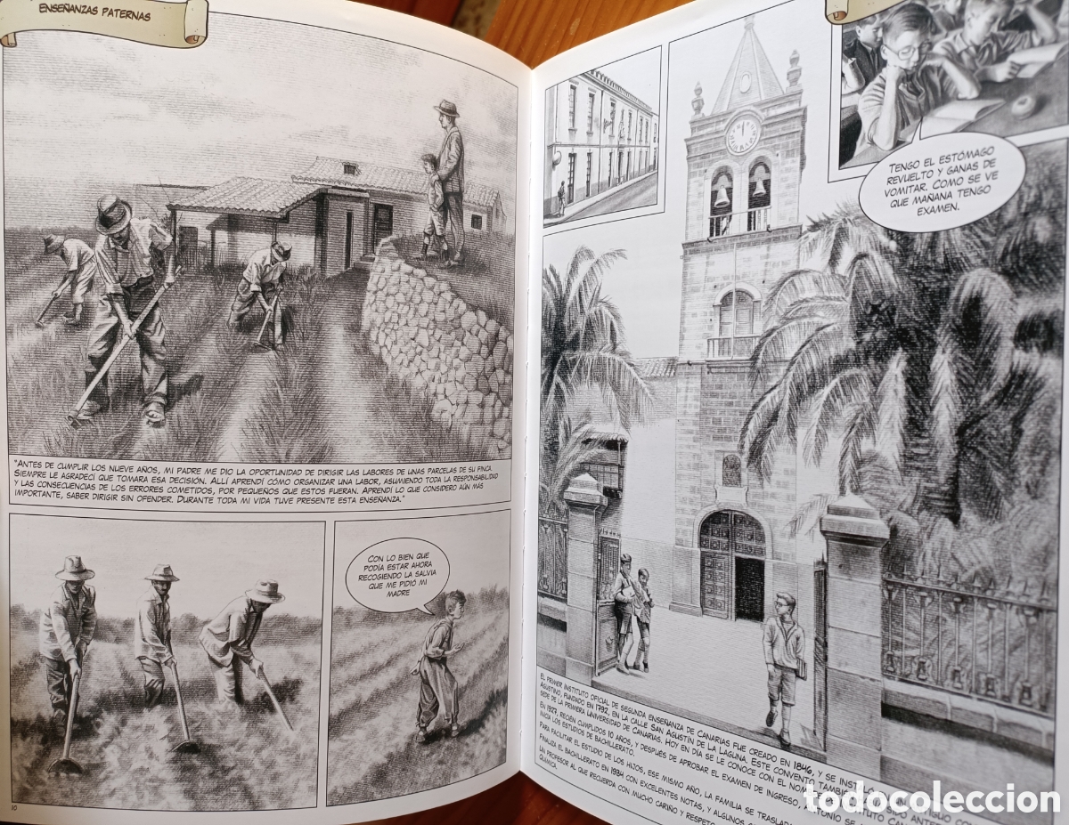 Libros de segunda mano: Antonio Gonz&aacute;lez Gonz&aacute;lez. Cient&iacute;fico canario universal. (C&oacute;mic) - Foto 8