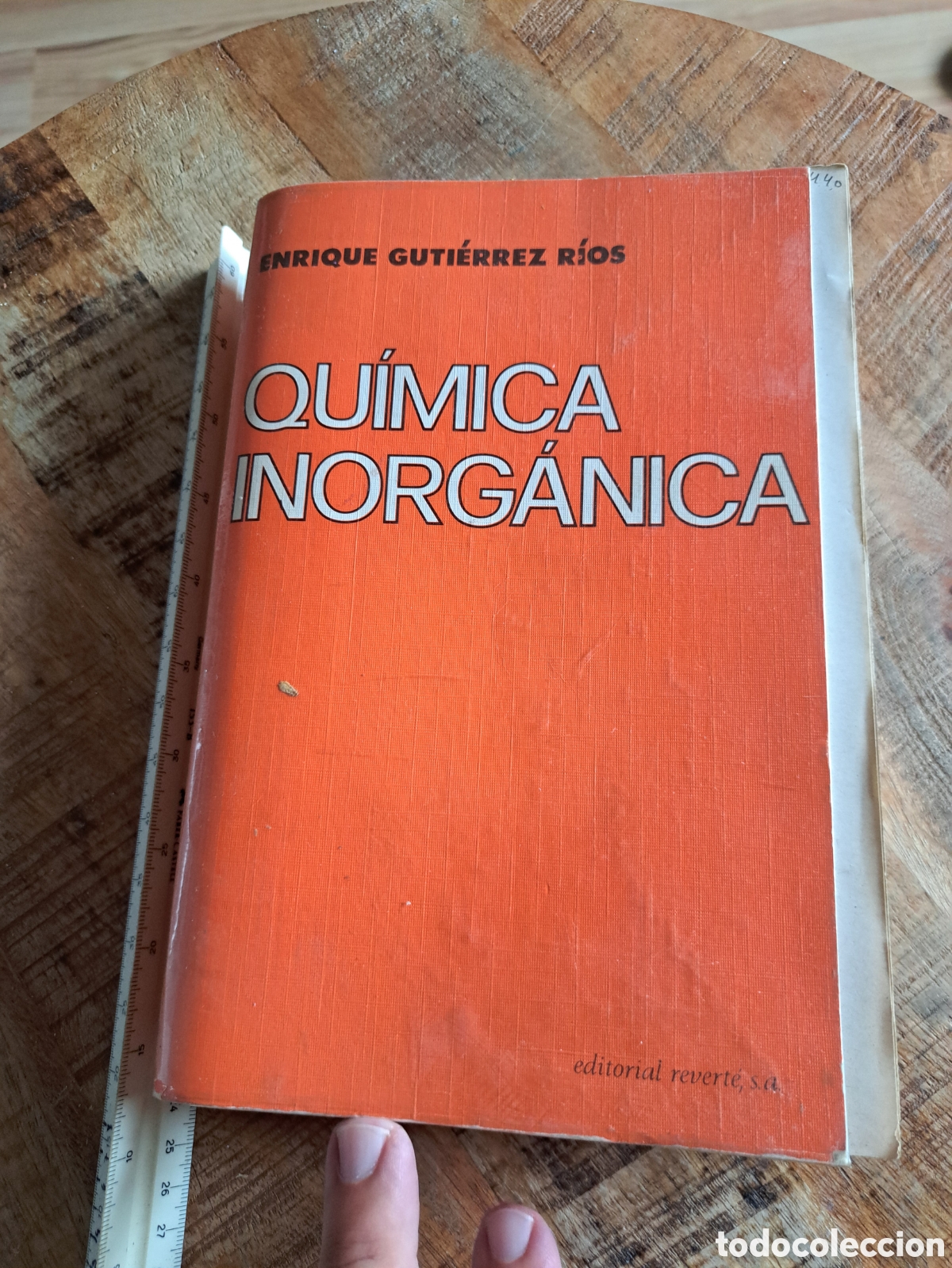 Libros de segunda mano de ciencias: Jml Enrique Gutierrez Rios, Quimica Inorganica, editorial reverte, libreria Fleming, 1984.