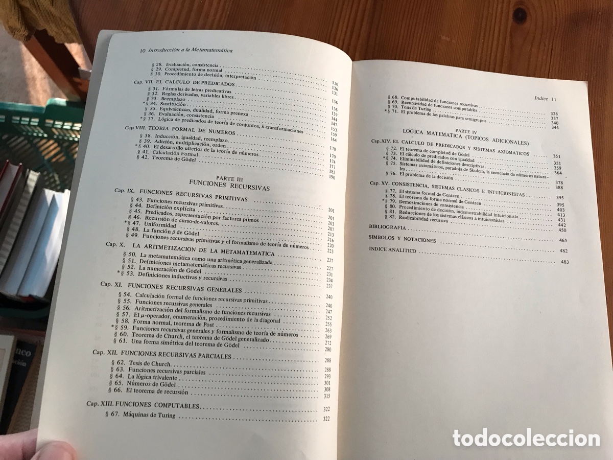 Libros de segunda mano de ciencias: Introducci&oacute;n a la Metamatem&aacute;tica. Stephen C.Kleene. Tecnos - Foto 5