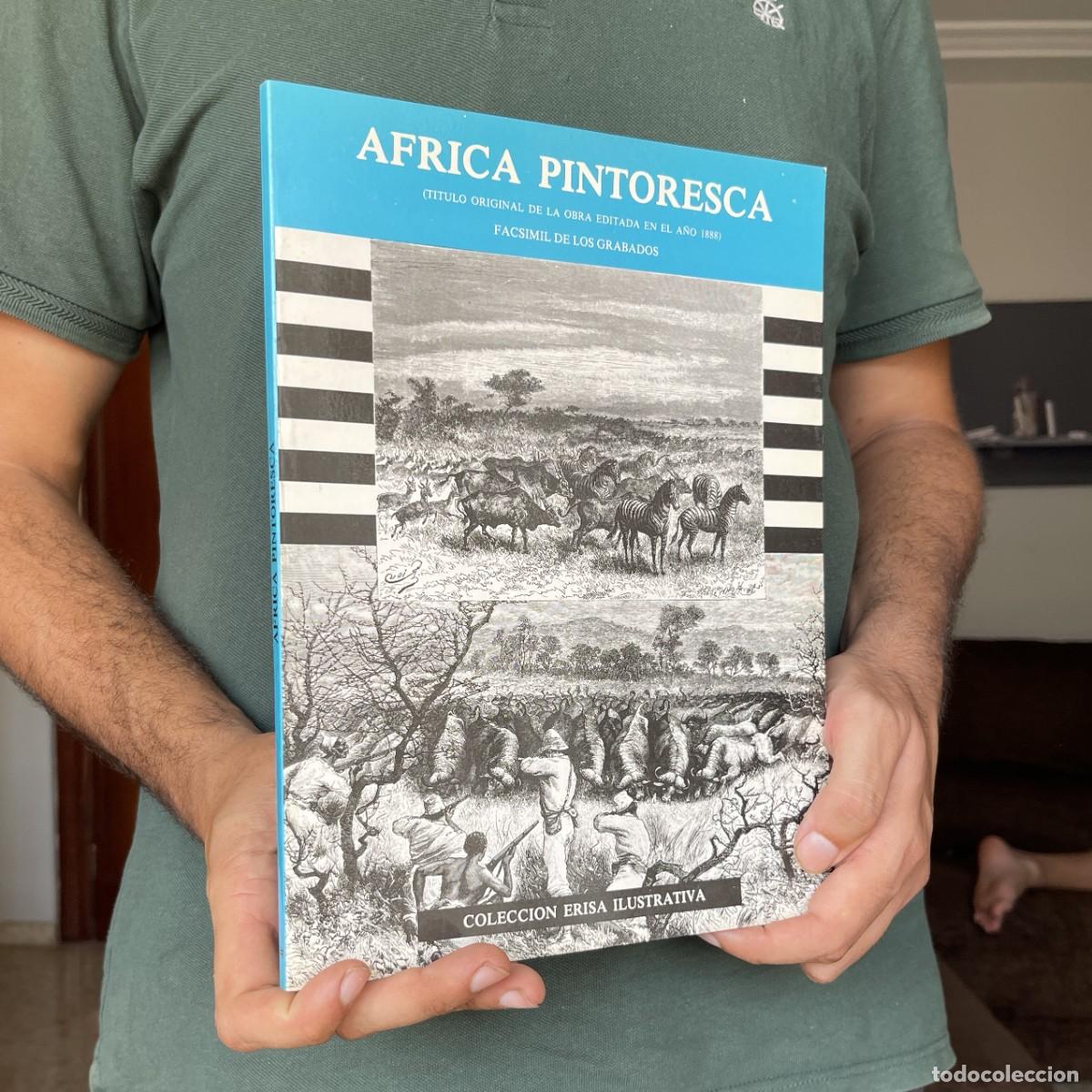 Libros de segunda mano: AFRICA PINTORESCA - Facs&iacute;mil de los grabados - Caza - GIRAUD